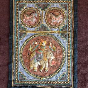 Multi colored vintage tapestry